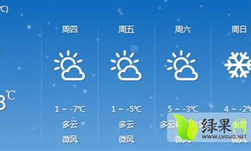 河南一周天气情况_河南一周天气预报