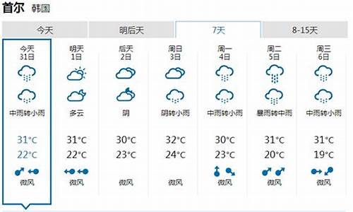 首尔天气预报30天查询百度_首尔天气预报30天查询