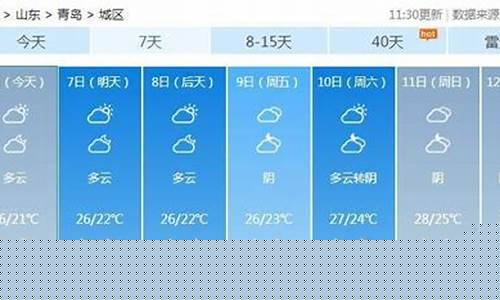 山东青岛未来一周天气预报查询结果_青岛未来天气预报15天查询