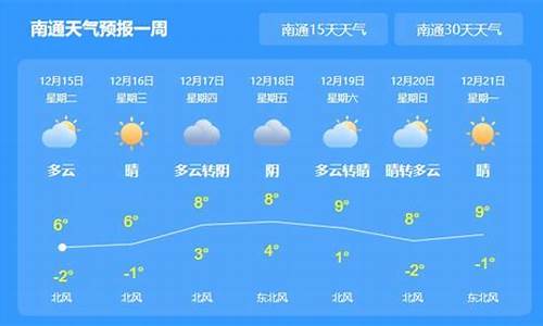 南通未来15天天气预报_南通未来15天天气预报查询最新
