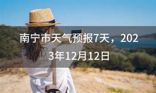 南宁市天气预报7天天气情况_南宁市天气预报7天