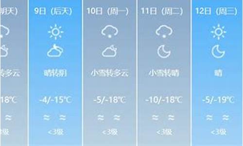 阿勒泰天气预报7天_阿勒泰天气预报7天准确一览表